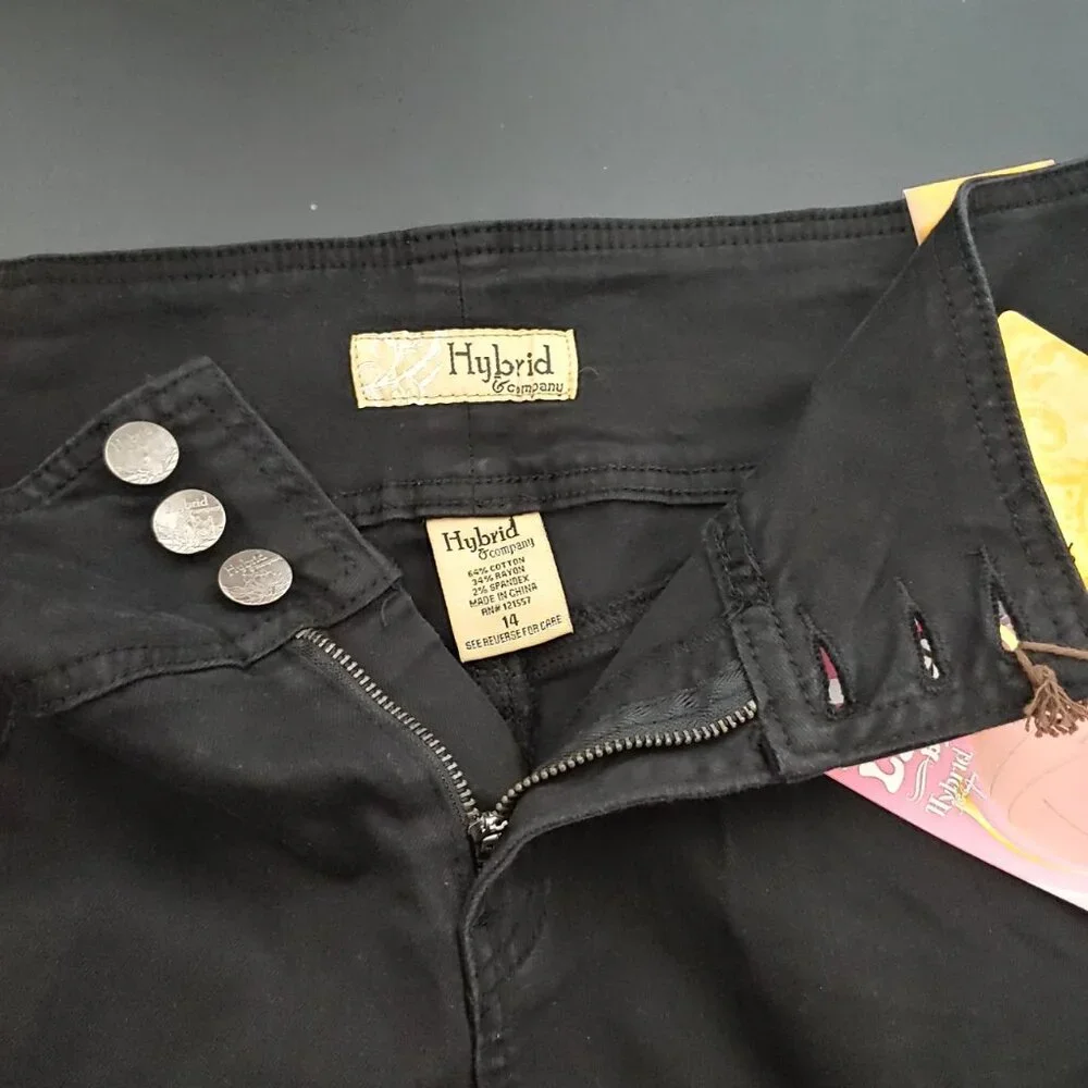 Hybrid & Co. Women's Super Comfy Stretch ripped Jeans Jegging Size 14 - Picture 7 of 8